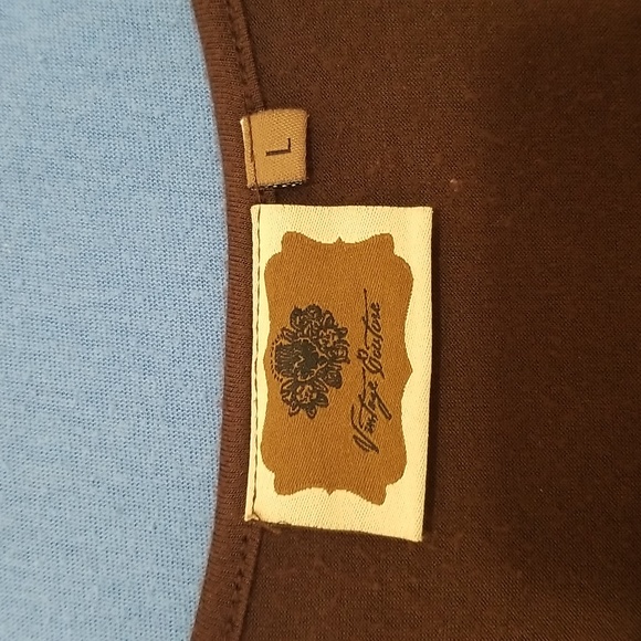 Vintage Couture Brown Shirt Size L - Picture 6 of 9